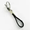 Luxury Designer Key Rings for men fine steel Leather Keys Ring 3 colors Top Gift254D
