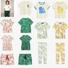 Ins Children Sets MR New Spring and Summer Tiger Series Girl Dress Leggings Boy Cotton T-shirt Pantaloni Shorts Suit 210326