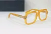 Vintage 607 Monture de lunettes pour hommes Bleu Cristal Jante complète Cadre optique Objectif clair Lunettes de soleil carrées Cadres Lunettes pour hommes avec boîte250m