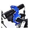 Rack per camion 360 gradi Clip per ciclismo Rotazione Morsetto per bici Torcia per torcia Supporto per torcia anteriore a LED Accessori per biciclette DJ010