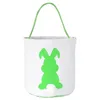 DHL Pasen Mand Feestelijke Schattige Bunny Oor Emmer Creative Candy Gift Bag Easters Rabbit Egg Tote Tassen met Konijnen Staart 27 Stijlen Groothandel 2022