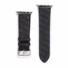 Top Designer Strap Gift Watchbands för Apple Watch Band 42mm 38mm 40mm 44mm IWATCH 5 SE 6 7 8 Ultra Bands Leather Armband Fashion Wristband Print Stripes Watchband