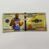 Cartões MiExd 8 pcs Idéias do presente para crianças 1000000 dólar americano cédula de ouro colorido banhado a nota de conta americana