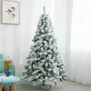 Artificial White Snow Christmas Tree Ornament Adornment Desktop Decoration Shopping Mall Party Supplies 211018