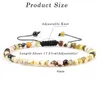 Brins de perles à la mode femmes feu Agates perles Yoga corde réglable Bracelets à la main pierre naturelle tressée hommes Counple bijoux 4mm Fawn22