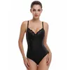 Shapers feminino renda preta Shapewear Mulheres de corpo inteiro Shaper Cantura Termach de abridor