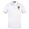 European och American Men's Polo Shirt Plain Weave Bomull Lafayette Appliqué T-shirt Sommar Lapel Short Sleeve 2806 #