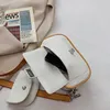 Cross Body Small Contrast Women Messenger Bag With Coin Purses And Handbags 2 Pcs/Set Clutch Crossbody Lady Luxury Leather Shoulder