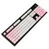 YMDK Double S 104 Dyed PBT Shine Through OEM Profile Rainbow Keycap Set Passende Cherry MX Switches mechanische Tastatur