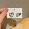 Prix de gros design classique goujons vis en acier au titane avec perceuse boucles d'oreilles ouverture semi-circulaire avec dr pour les femmes cadeau 6kghghssd