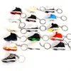 2020 Fashion Sports Shoes Keychain Cute basketball Key Chain Car keys Bag pendant Gift DIY 3 d creative couples shoes mold