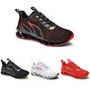 Billigere Nicht-Marken-Laufschuhe für Herren, Feuerrot, Schwarz, Gold, Bred Blade, modische, lässige Herren-Trainer, Outdoor-Sport-Turnschuhe