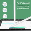 Pennor uppgraderad stylus med Palm Rejection Tilt Sensor Apple Pencil 2 1 för (2018-2021) iPad Pro 11 12.9air 3 4