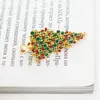 Pins, Brooches Cubic Zirconia Christmas Tree Brooch Broach Pin Women Jewelry Accessories XR04701
