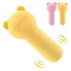 Ägg Vibrator Sex Toy Bear 10 Frequency Bullet Vibrerande USB-klitoris stimulator G Spot Massager för kvinnor 1124