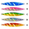 5 color 17cm 200g sinking metal lures The slow cranking iron plate lead fish, boat sea fishing luminous lure iron plates