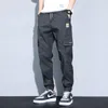 Men's Pants Fleece Thickening Tooling Casual Autumn Winter Outer Wear Sports Trouser Brand Men Work Cargo