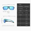 Güneş Gözlüğü Ayna Mavi Lens Spor Erkekler Açık 100% Polarize Mat Gözlük Kadın UV400 Unisex Shades Ile Kılıf