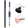 Dual Einded Nail Art Schilderborstel Acrylic UV Gel Extension Building Tekening Ontwerp Pen met Removal Spatula Stick Bruhes voor Manicure NAB015