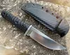 New Survival Straight Tactical Knife DC53 Satin Drop Point Blade Full Tang G10 Handle Fixed Blade Knives With Kydex