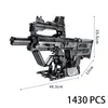 Sembo-Blöcke Technik Signalpistolen Moc-Kits Sets Militärwaffen Modellbau Jungenspielzeug Armeesteine Das Wandering Earth-Gewehr X0503