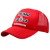 Partyhüte Trump 2024 Hut Sommer Netzkappe Baseball Keep America Great American Snapbacks Visierkappen HH21-162