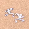 86pcs Antique Silver Bronze Plated frog Charms Pendant DIY Necklace Bracelet Bangle Findings 17*17mm