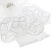 Lace Butterfly bow knot Elastic Head Bands White Baby Girl Headbands Hair Band Hood Headwrap fashion jewelry will and sandy