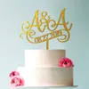 cake toppers initials