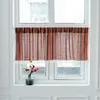 Shower Curtains Delicate Tassel Half Curtain Window Short Blackout For Home242O