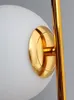 Nordic Designer Gold Glass Ball Lampada da tavolo a sfera moderna Soggiorno Decor Desk Lampada Camera da letto Bedside Light Lighting Apparecchio
