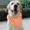 Abbigliamento per cani 30/50 pezzi Bandana scozzese Lotto per cani di piccola taglia Bandane lavabili personalizzate per animali domestici