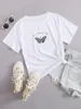 Это конечная бабочка графический тройник случайные смешные каваи эстетика личности женские футболки Tee футболка Harajuku Hipster девушка топ 210518