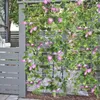 2 pezzi 23m Morning Gloria Impiccing piante di seta Ghirlanda finta Green Plant Casa Casa parete Fence Stairway Outdoor Decor decorativo Flow9813292