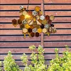 Otros suministros de aves Aleación de panal de abeja Adorno colgante Exquisito DIY Decoración de pared multicolor Miel Suncatcher para colgante de jardín decorativo