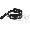 Black Choker Spikes Collar Women Man Leather Necklace Chain Jewelry Goth Punk Sexy Vegan Chocker Gothic Accessories2734060