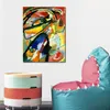 Dipinti moderni di alta qualità di Wassily Kandinsky Angelo del Giudizio Universale olio su tela dipinto a mano Decorazioni per la casa7137882