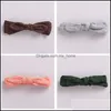 Cabelo Aessórios Bebê, Miúdos Maternidade Nascido Headbands Algodão Curva Sólida para Girl Ear Hairbands Turbante Nó AsoSoire Baby Bandas Gota Entrega 2