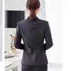 Femmes Vestes 19 Arrivées Automne Bureau Travail Casual Noir Rouge Gris Hiver À Manches Longues Solide Manteau Et 5032 80 210510