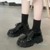 Scarpe eleganti alla moda Mary Jane Ragazze della scuola giapponese Donna Kawaii Lolita Sorella morbida Piattaforma con punta tonda Tacco basso Uniforme Jk Student