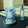 Zestaw perfum świecy 200 g perfumy 30 ml Lady Spray Edc Wild Bluebell trwały zapach najwyższa jakość szybka della