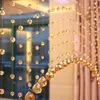 Rideaux 1 pièces panneau de perles de cristal de verre suspendu chaîne créative pour salon chambre fenêtre porte ornements