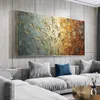 Nordic Art Abstract Leaves Flowers Oil Painting on Canvas Wall Posters Prints Pictures for Living Room Home Cuadros H09283051946