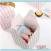 Подарочные мероприятия праздничные поставки дома Gardengift Wrap Baper Box Box Свадебная любимая конфеты шоколадная упаковка детского душа вечеринка по случаю дня рождения D D
