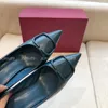 Scarpe eleganti da donna di design di lusso Tacchi alti 2023 Moda classica Tutto-fiammifero Cena formale Top Pelle di pecora Tacco piatto sexy Vera pelle