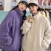 Giacche da donna Felpa da donna e ispessita Due lati Indossano abiti invernali in cotone Moda uomo Cashmere Studente Coreano Sciolto