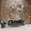 Пользовательские фото обои 3D рельефная красота фон настенный росписи европейский стиль гостиной спальня дома декор творческие настенные бумаги