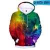 Trendy Yangın Hoodies erkek Kazak Erkek / Kızlar Sarı Ve Mavi Hoodie Çocuklar Kış İnce Kapşonlu 3D Hoody Marka Üst Tişörtü