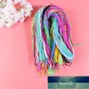 200pcs Colorful Braided Rope PVC Braided Wire Plastic DIY Braided Rope DIY String PVC Plastic