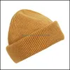 Beanie/Skl Hats Hats, Scarves & Gloves Fashion Aessoriesbeanie/Skl Caps Candy Colors Winter Hat Women Knitted Warm Soft Trendy Wool All-Matc